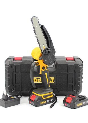 Аккумуляторная мини пила dewalt dcm155n (24v, 5ah) акб веткорез девольт