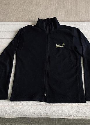 Кофта унісекс jack wolfskin чорна розмір s,m