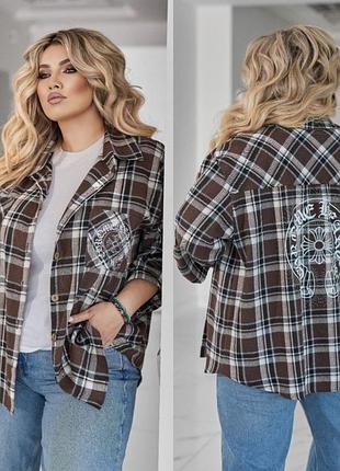 Стильная рубашка chrome hearts