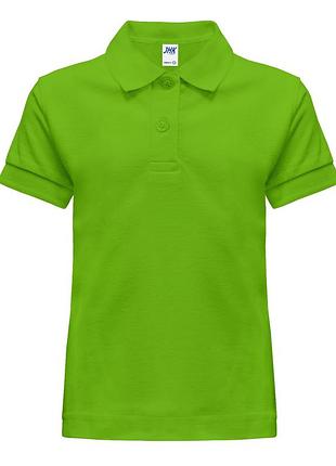 Детская тенниска-поло jhk kid unisex polo лайм, 9-11