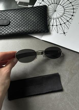 😎 bottega veneta black/silver bv1386s 001 57/21/135 57/21/135