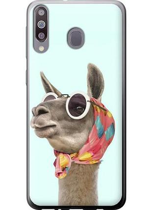 Чехол на samsung galaxy a40s a3050 модная лама из пластика fch_0077060