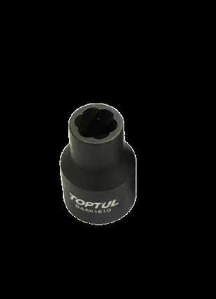Головка-экстрактор для поврежденных болтов toptul 1/2", 19 мм