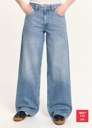 Новые джинсы женские cropp baggy s