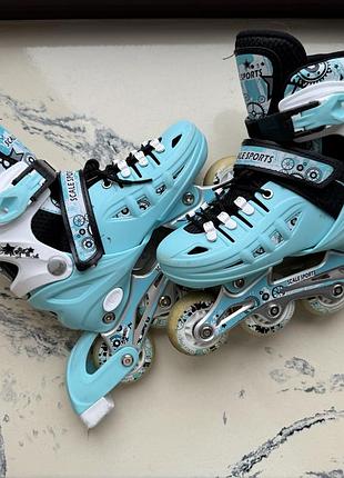 Ролики scale sports м’ятні регулювальні 31-34