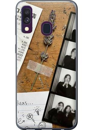 Чехол на samsung galaxy a40 2019 a405f aesthetic scrapbook collage из пластика fch_0148582