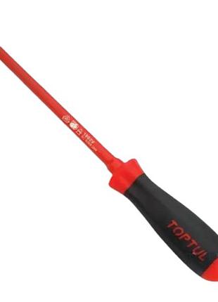 Отвертка 1000v шлицевая toptul 5.5x125 мм