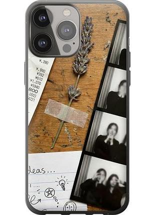 Чехол на iphone 13 pro max aesthetic scrapbook collage из силикона fch_0148567