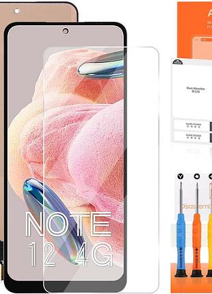 Заміна екрана для xiaomi note 12 4g рк-дисплей 23021raaeg 23021raa2y 23027rad4i рк-дигітайзер сенсорного екрана