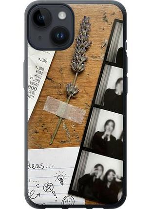 Чехол на iphone 14 aesthetic scrapbook collage из силикона fch_0148565