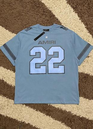 Футболка amiri чоловіча з принтом 22 made in usa