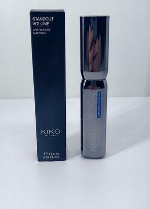 Туш кіко waterproof mascara чорна