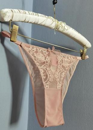 Брендовые тонкие трусики бразилианы размера l, xl