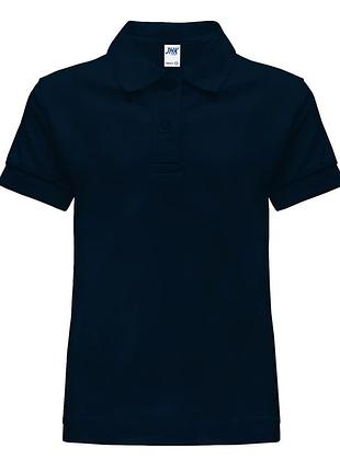 Детская тенниска-поло jhk kid unisex polo темно-синий, 7-8