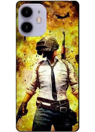 Силіконовий чохол бампер для iphone 11 з малюнком пабг pubg