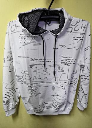 Худи vicente туречна весна лето унисекс, белое худи, тонкая кофта с капюшоном, легкая худи
