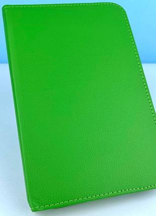 Универсальный чехол книжка-подставка leather case premium на планшет 9"-10" зеленый