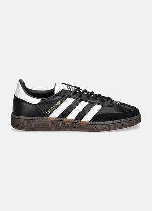 Кожаные черные мужские классические кроссовки adidas handball spezial 42,5-43 размер