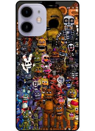 Силиконовый бампер чехол для iphone 11 с рисунком freddy фредди аниматроники