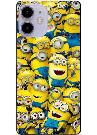 Силіконовий чохол бампер для iphone 11 з малюнком міньйони minion
