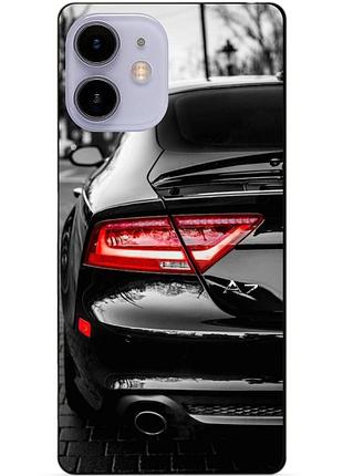 Силиконовый чехол бампер для iphone 11 с рисунком audi ауди машина авто