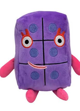 Мягкая детская игрушка numberblocks 6
