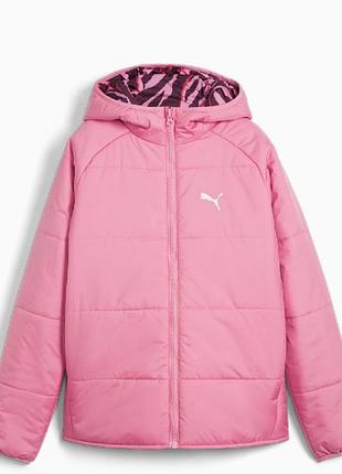 Куртка puma reversible puffer jacket youth состояние новой