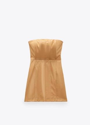 Коротка корсетна сукня zara розмір s