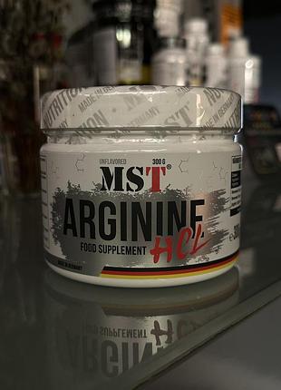 Arginine hcl mst аминокислота аргинин гидрохлорид без вкуса 300 грамм