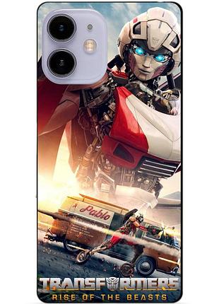 Силиконовый чехол бампер для iphone 11 с рисунком арси трансформеры