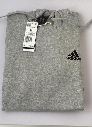 Нове чоловіче худі adidas essential, нова бавовняна толстовка адідас оригінал
