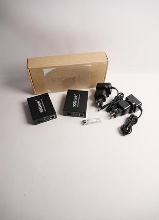 10gtek гигабитный ethernet медиаконвертер fiber-ethernet rj45 для 10/100/1000base-tx до sfp+qsfptek qt-sfp-0301d cd