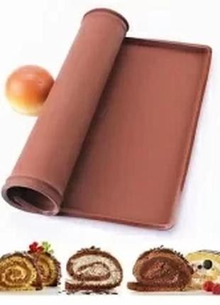 Силиконовый коврик для выпечки с бортиками (37х27 см)