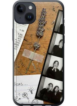 Чехол на iphone 14 plus aesthetic scrapbook collage из силикона fch_0148566