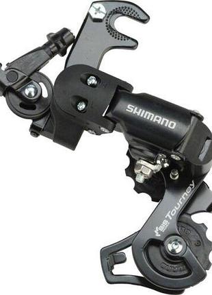 Задний переключатель shimano tourney rd-ft35 6/7sp крюк, черный (02889g)