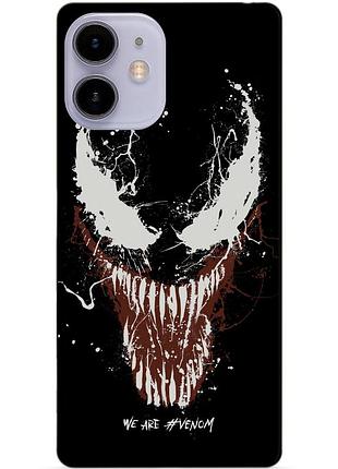 Силиконовый чехол бампер для iphone 11 с рисунком веном venom