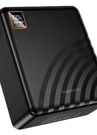 Павербанк большой емкости borofone bj85 100000mah 22.5w+pd20w с быстрой зарядкой и фонарем