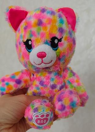 Мягкая игрушка котик мишка build a bear buddies confetti kitty