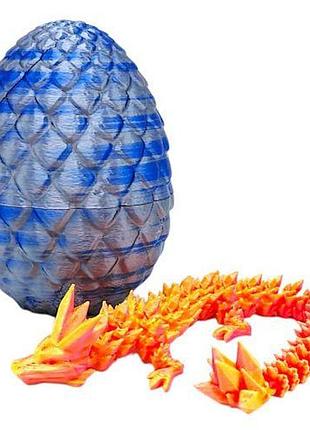 Игрушка подвижная 3d "дракон в яйце" 38 г