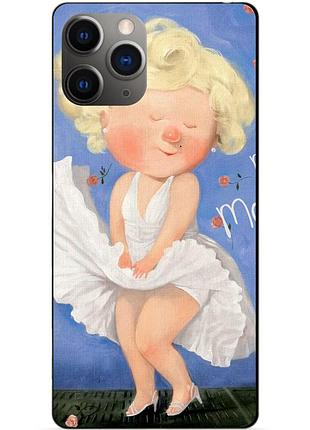 Силиконовый чехол бампер для iphone 11 pro с рисунком мэрилин монро гапчинская marilyn monroe