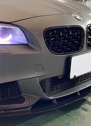 Ноздри diamond black (черный глянец) для bmw 5 серия f10/f11 2010–2016 гг