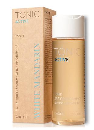 Тонік для проблемної шкіри обличчя tonic active white mandarin 200 мл (99101208101)