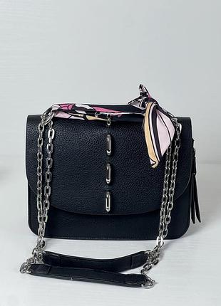Чорна сумочка bata 4