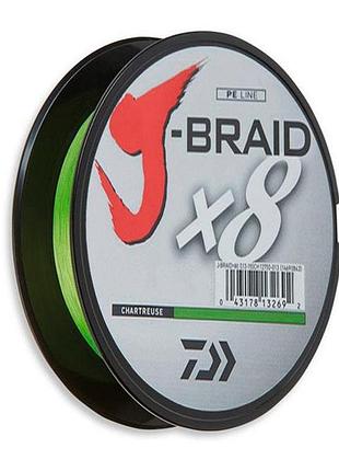 Шнур daiwa j-braid x8 chartreuse 150м 0.20