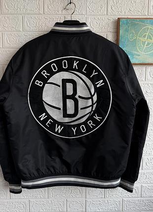 Бомбер чоловічий nba brooklyn nets durant весняна куртка рл