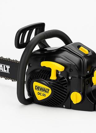 Бензопила dewalt dc55 (4.5 квт, 52 см3, шина 45 см) професійна