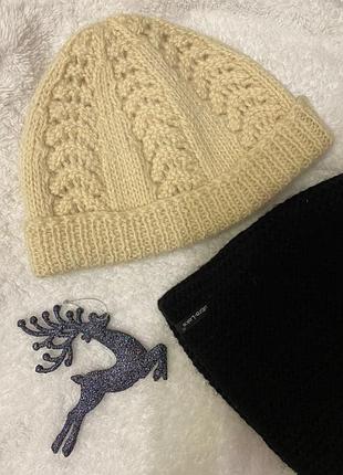Актуальная шапка ручной вязки