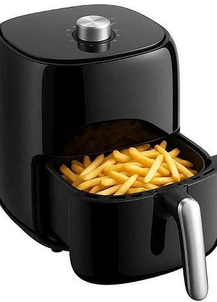 Фритюрница crownberg cb-5540 электрическая фритюрница 2 л для дома с регулируемым термостатом 1400вт vj-70