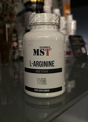 Mst l-arginine 120 caps аргінін 120 капс