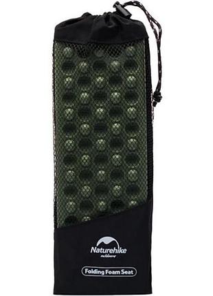 Килимок туристичний складний сидушка xpe naturehike 290x390x10мм ультралегкий килимок для походів пікніка в чохлі